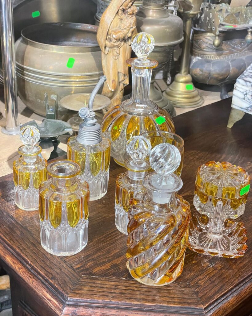 Crystal bathroom set Retro Bazaari