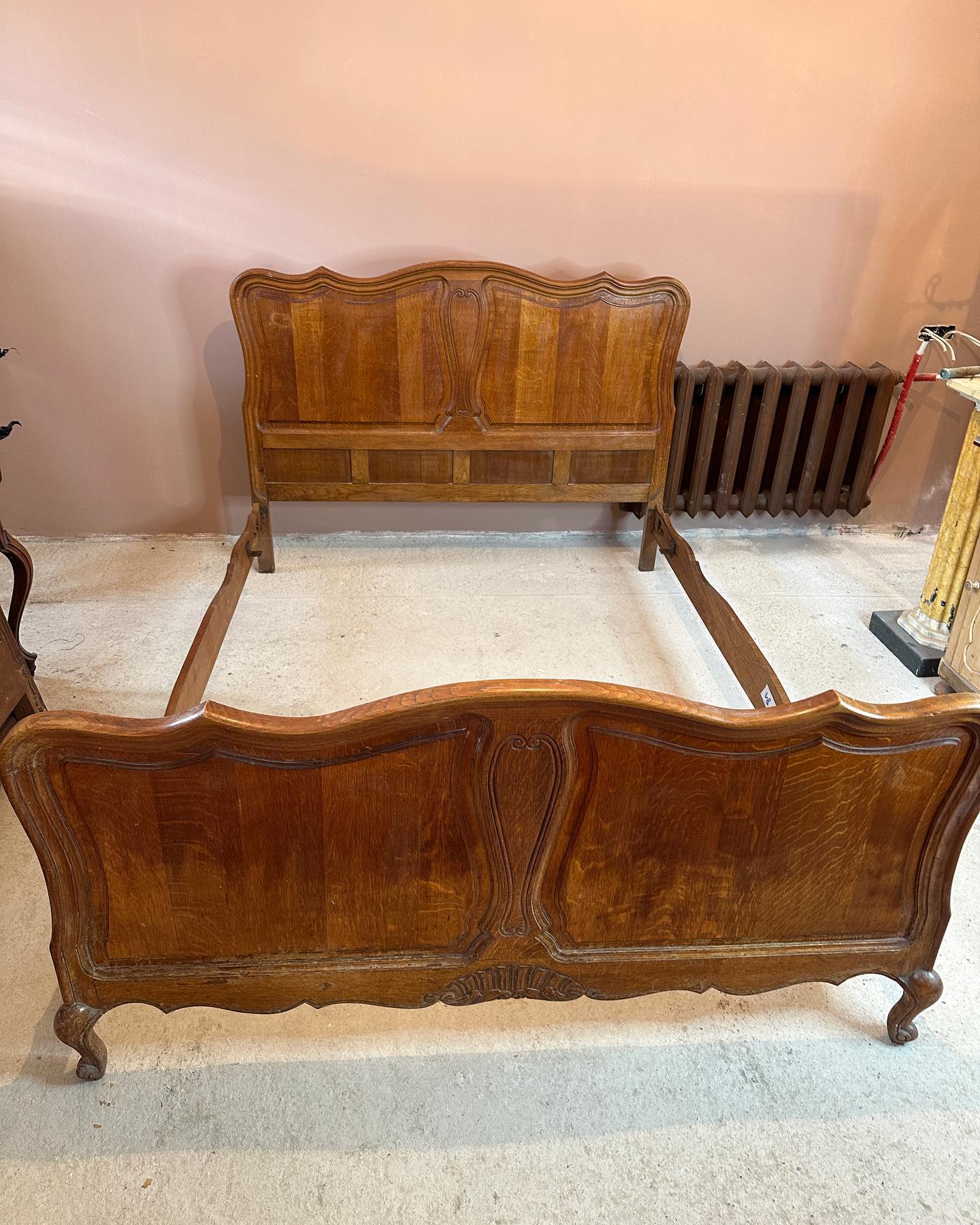 small antique bed